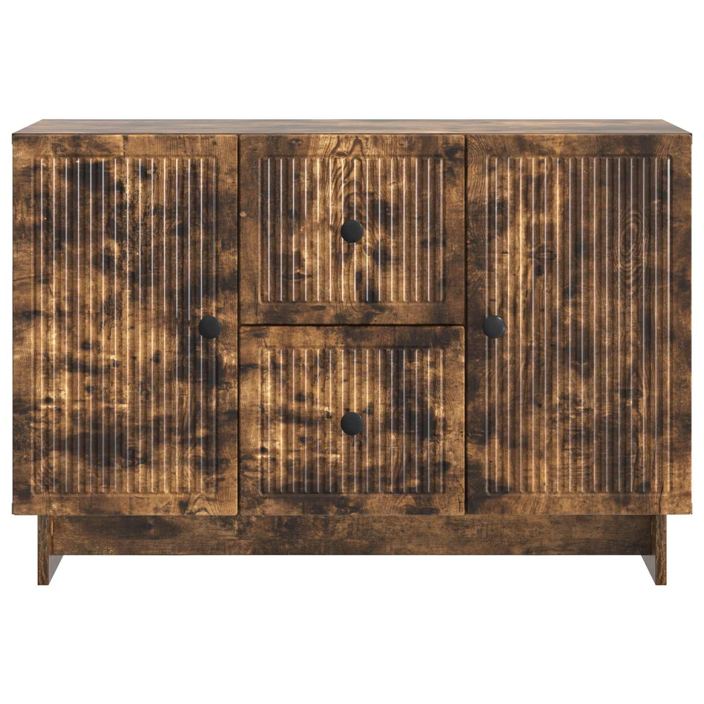 Sideboard Smoked Oak 89 x 34.5 x 60 cm Engineered Wood
