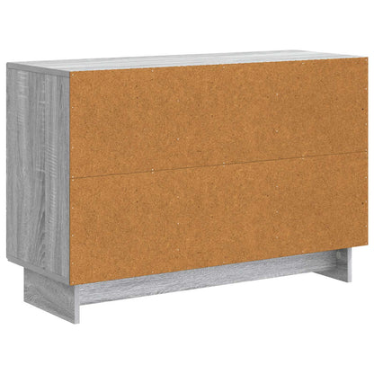 Sideboard Grey Sonoma 89 x 34.5 x 60 cm Engineered Wood