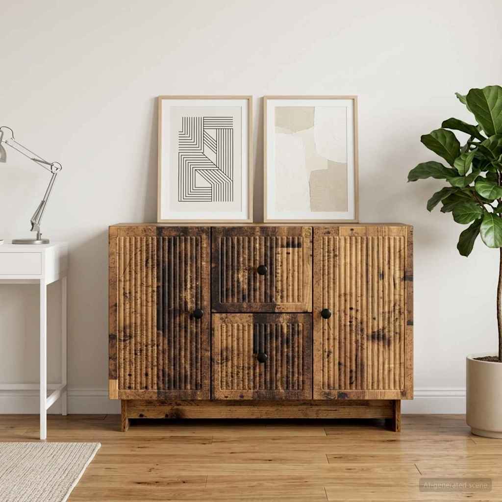 Sideboard Old Wood 89 x 34.5 x 60 cm Engineered Wood