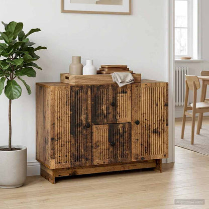 Sideboard Old Wood 89 x 34.5 x 60 cm Engineered Wood