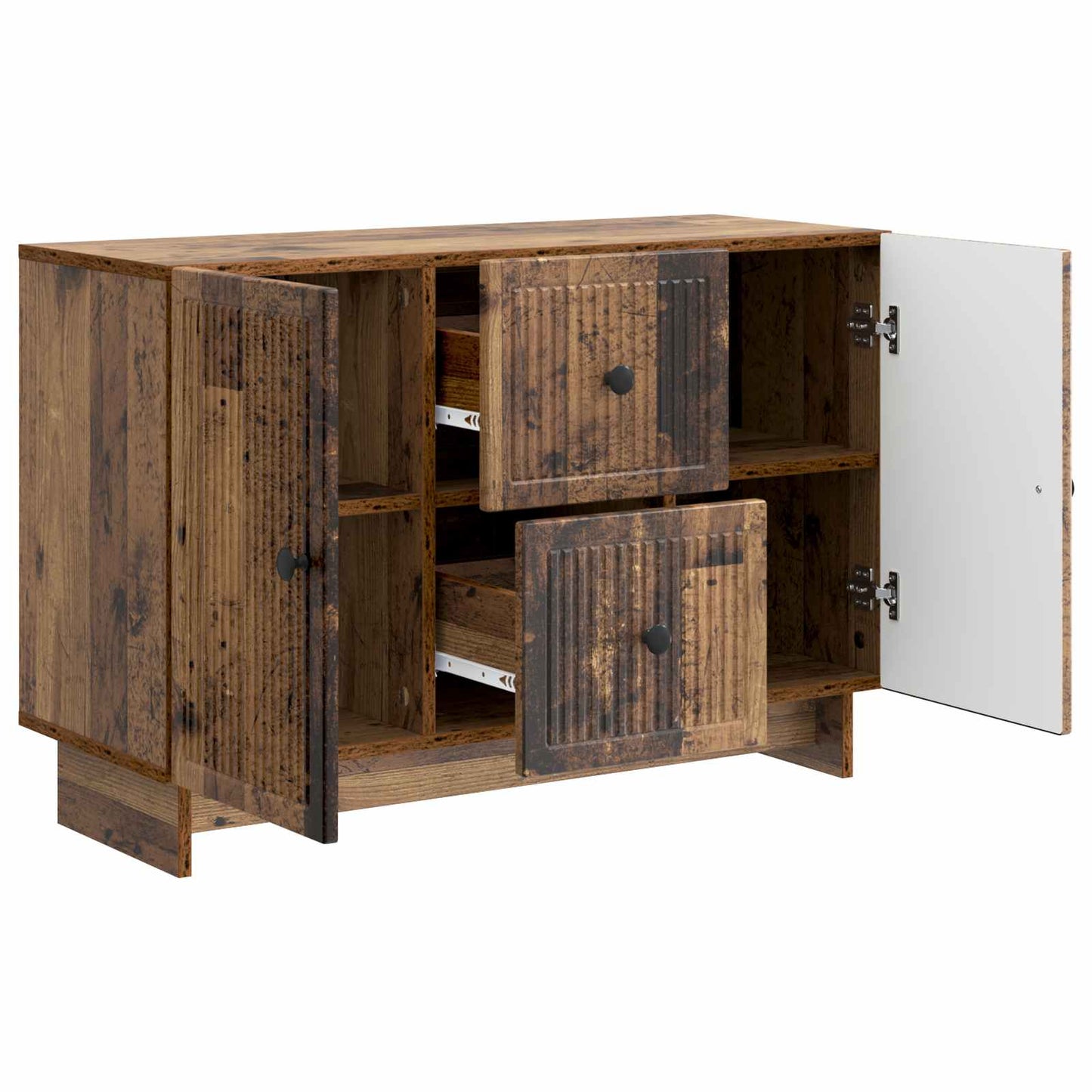 Sideboard Old Wood 89 x 34.5 x 60 cm Engineered Wood