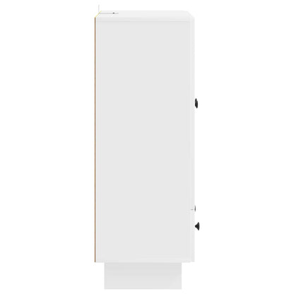 Sideboard White 66 x 34.5 x 95 cm Engineered Wood
