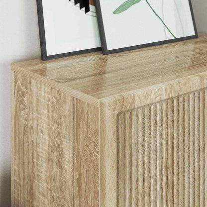 Sideboard Sonoma Oak 66 x 34.5 x 95 cm Engineered Wood