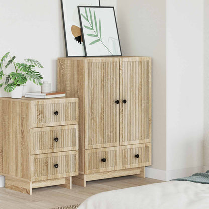 Sideboard Sonoma Oak 66 x 34.5 x 95 cm Engineered Wood