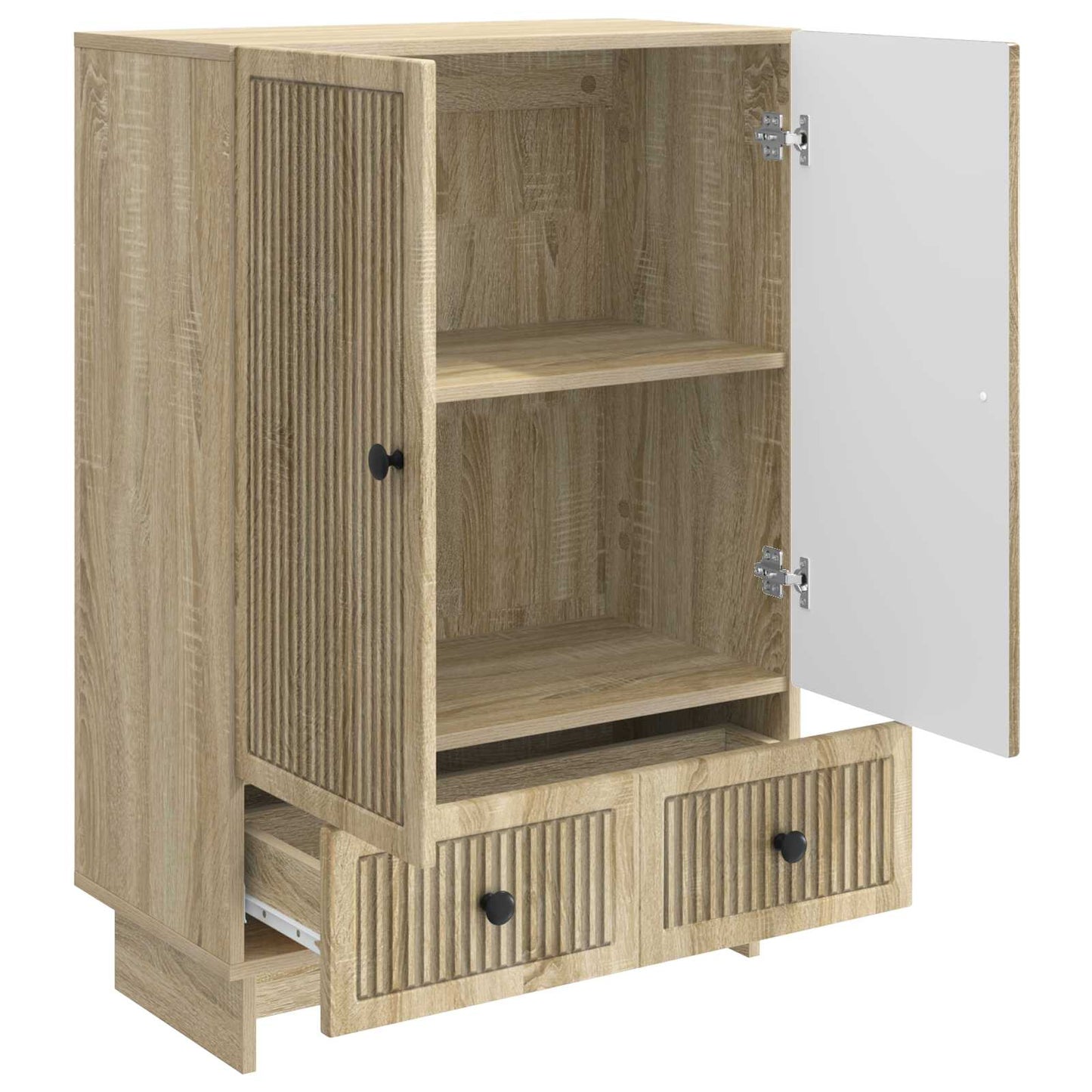 Sideboard Sonoma Oak 66 x 34.5 x 95 cm Engineered Wood