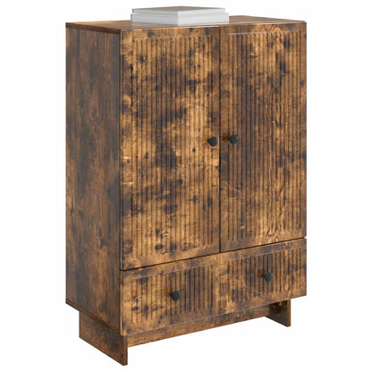 Sideboard Smoked Oak 66 x 34.5 x 95 cm Engineered Wood