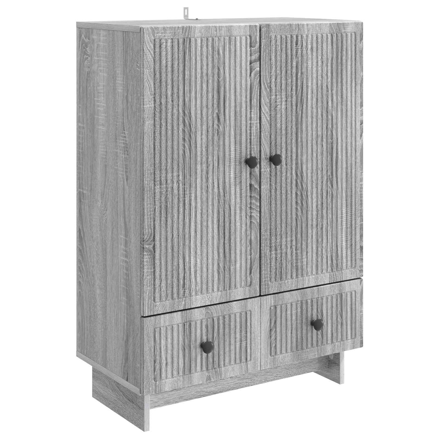 Sideboard Grey Sonoma 66 x 34.5 x 95 cm Engineered Wood