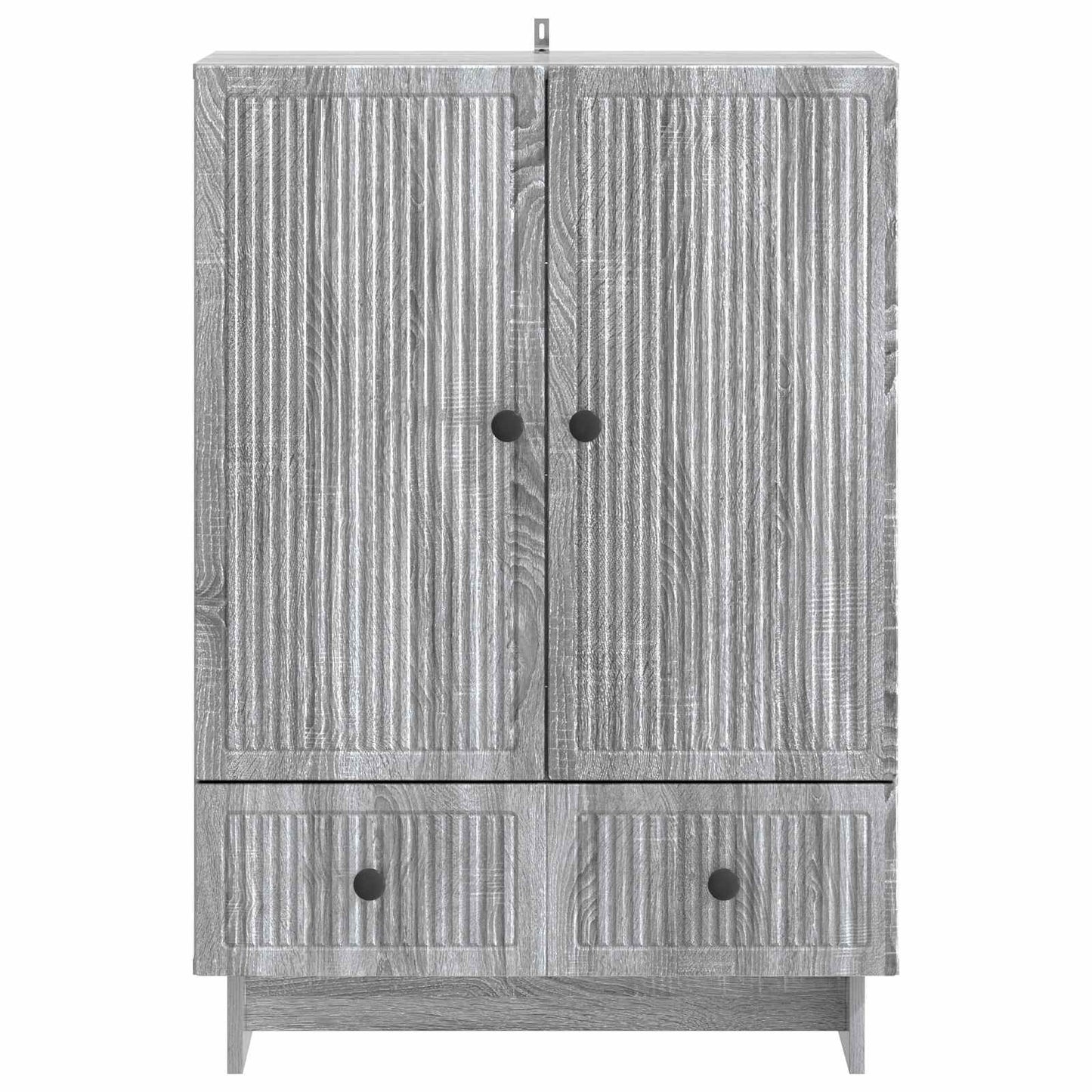 Sideboard Grey Sonoma 66 x 34.5 x 95 cm Engineered Wood
