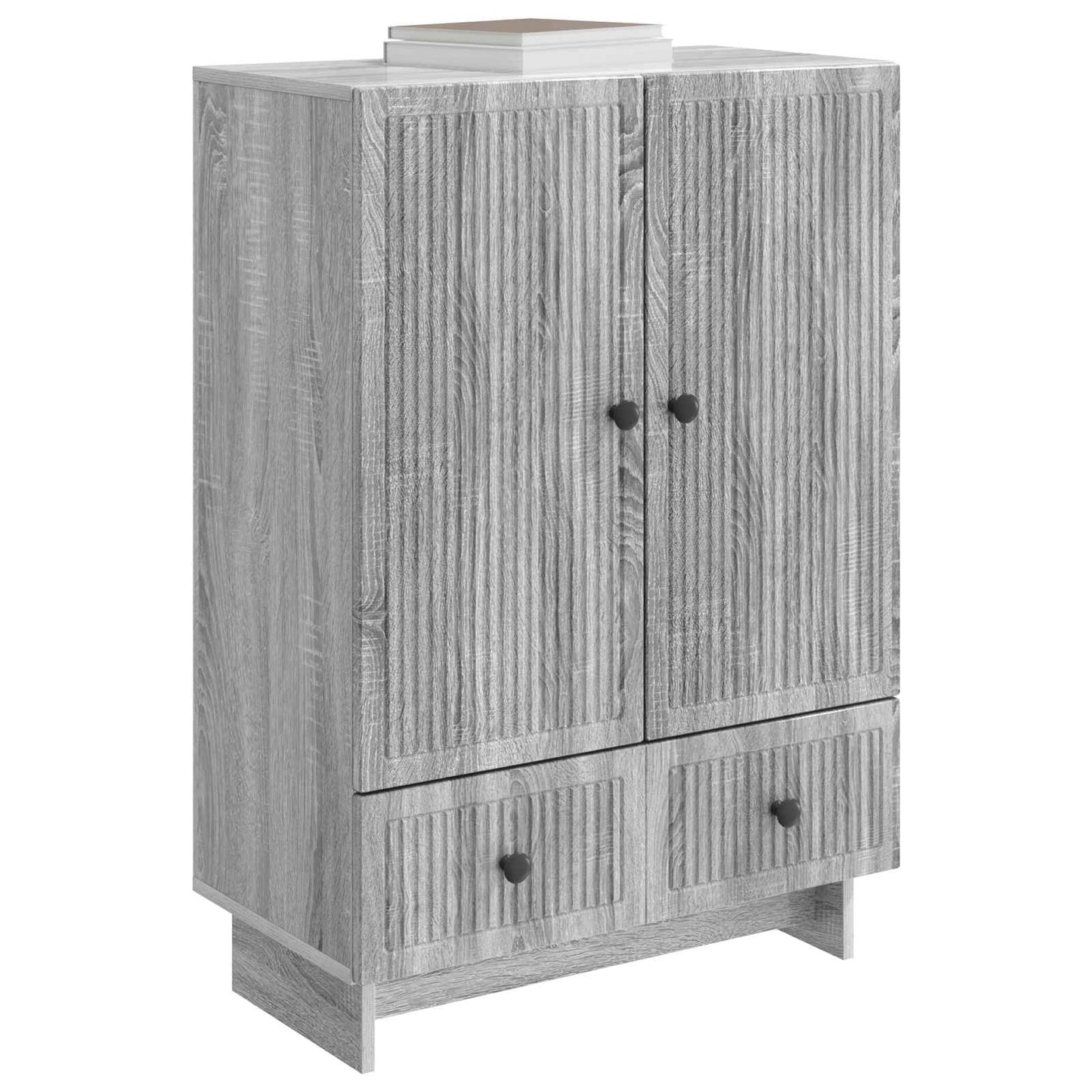 Sideboard Grey Sonoma 66 x 34.5 x 95 cm Engineered Wood