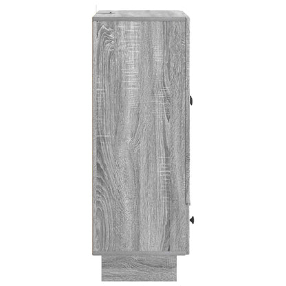 Sideboard Grey Sonoma 66 x 34.5 x 95 cm Engineered Wood