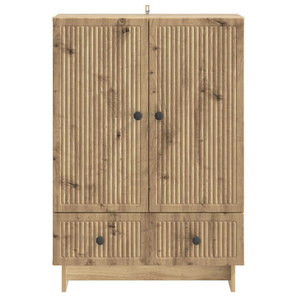 Sideboard Artisan Oak 66 x 34.5 x 95 cm Engineered Wood