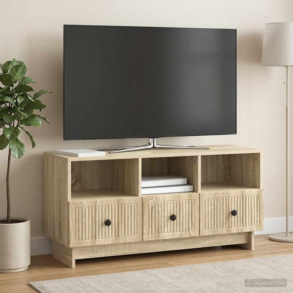 TV Cabinet Sonoma Oak 102 x 34.5 x 50 cm Engineered Wood