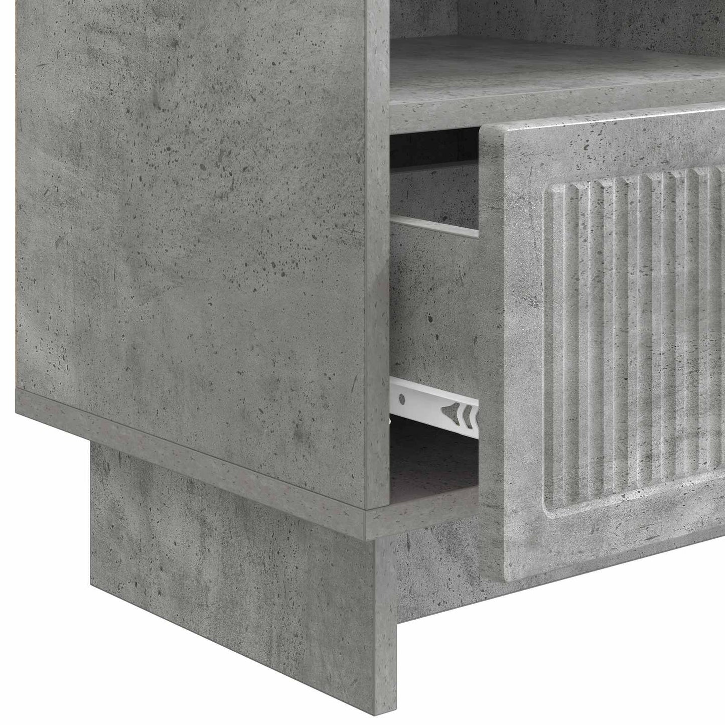 TV Cabinet Concrete Grey 102 x 34.5 x 50 cm Engineered Wood