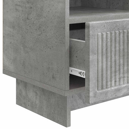 TV Cabinet Concrete Grey 102 x 34.5 x 50 cm Engineered Wood