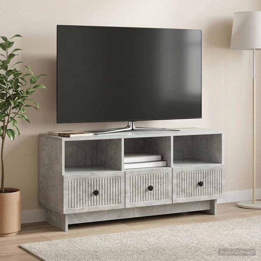 TV Cabinet Concrete Grey 102 x 34.5 x 50 cm Engineered Wood