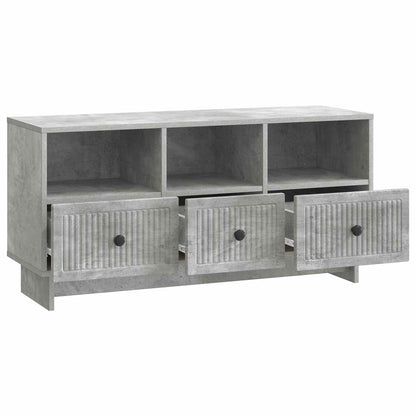 TV Cabinet Concrete Grey 102 x 34.5 x 50 cm Engineered Wood