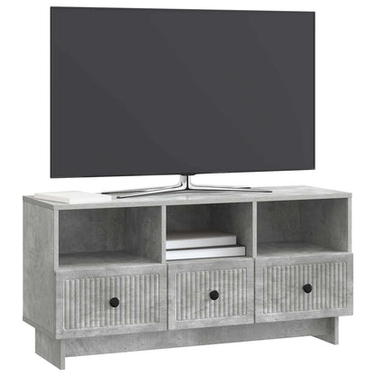 TV Cabinet Concrete Grey 102 x 34.5 x 50 cm Engineered Wood