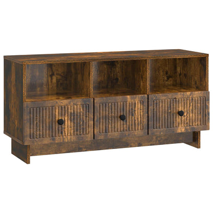 TV Cabinet Smoked Oak 102 x 34.5 x 50 cm Engineered Wood