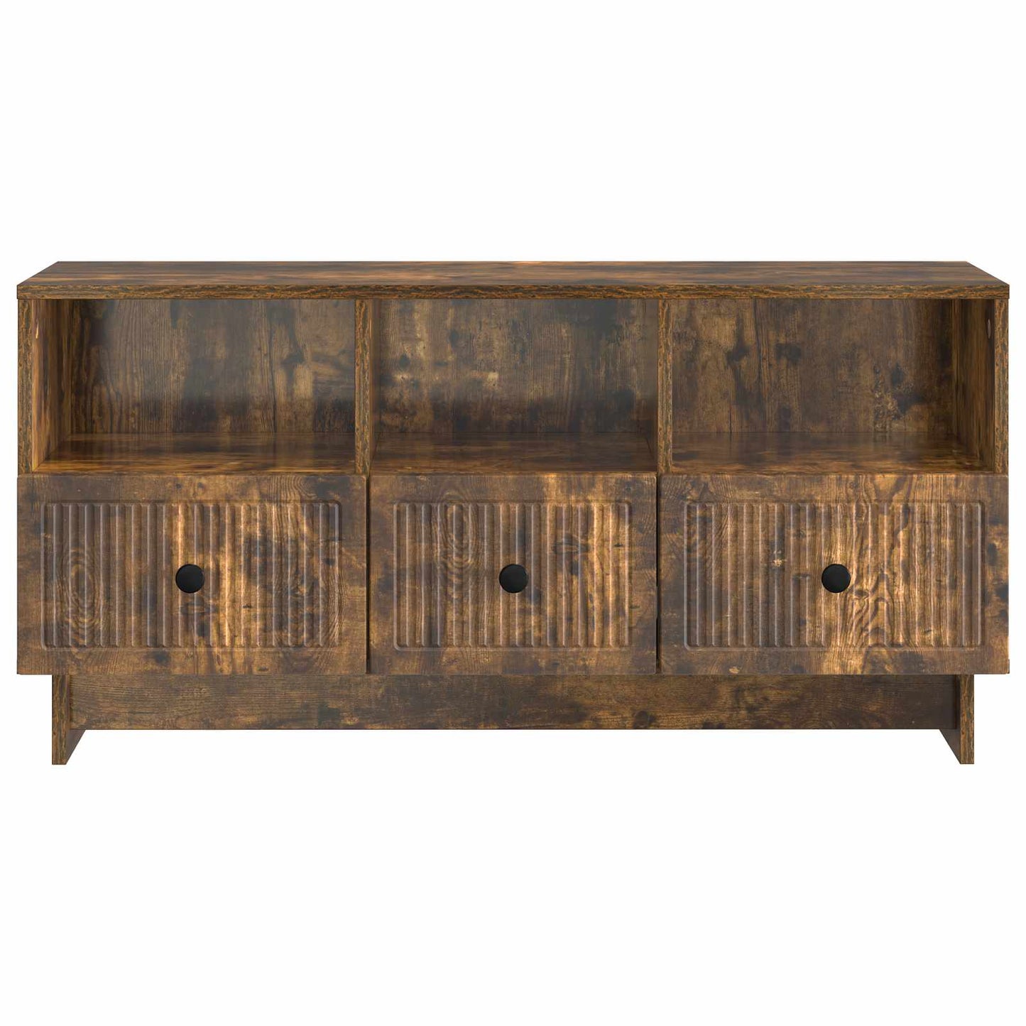 TV Cabinet Smoked Oak 102 x 34.5 x 50 cm Engineered Wood