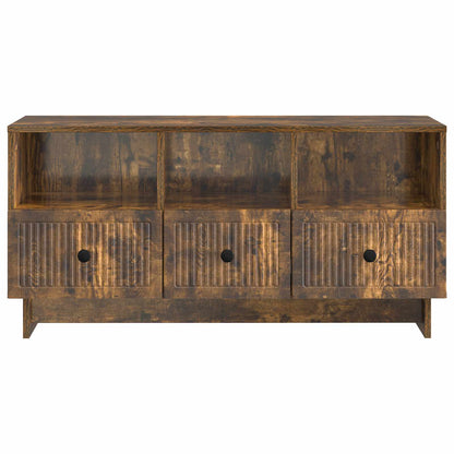 TV Cabinet Smoked Oak 102 x 34.5 x 50 cm Engineered Wood