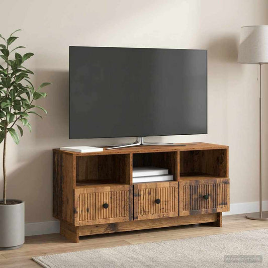TV Cabinet Old Wood 102 x 34.5 x 50 cm Engineered Wood
