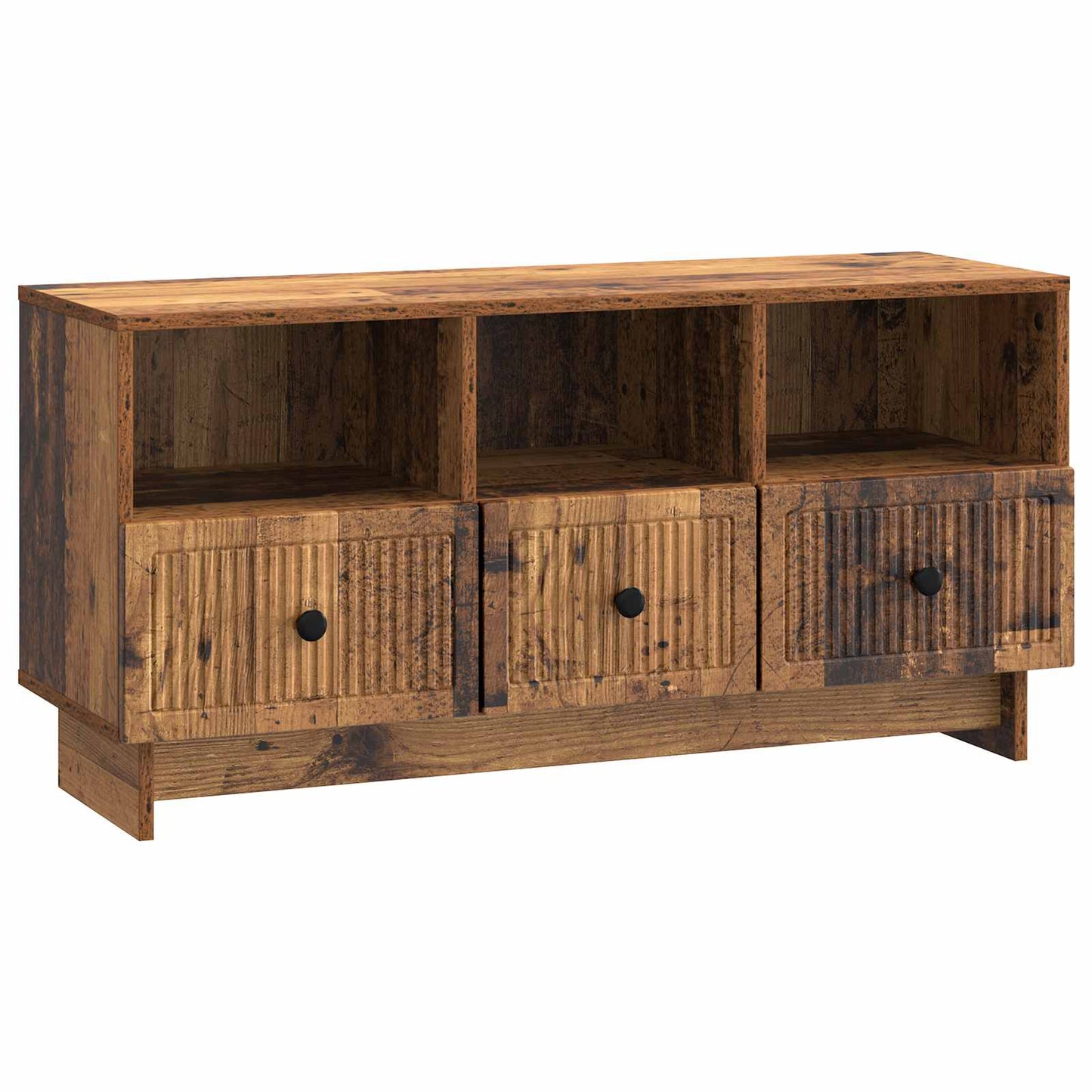 TV Cabinet Old Wood 102 x 34.5 x 50 cm Engineered Wood