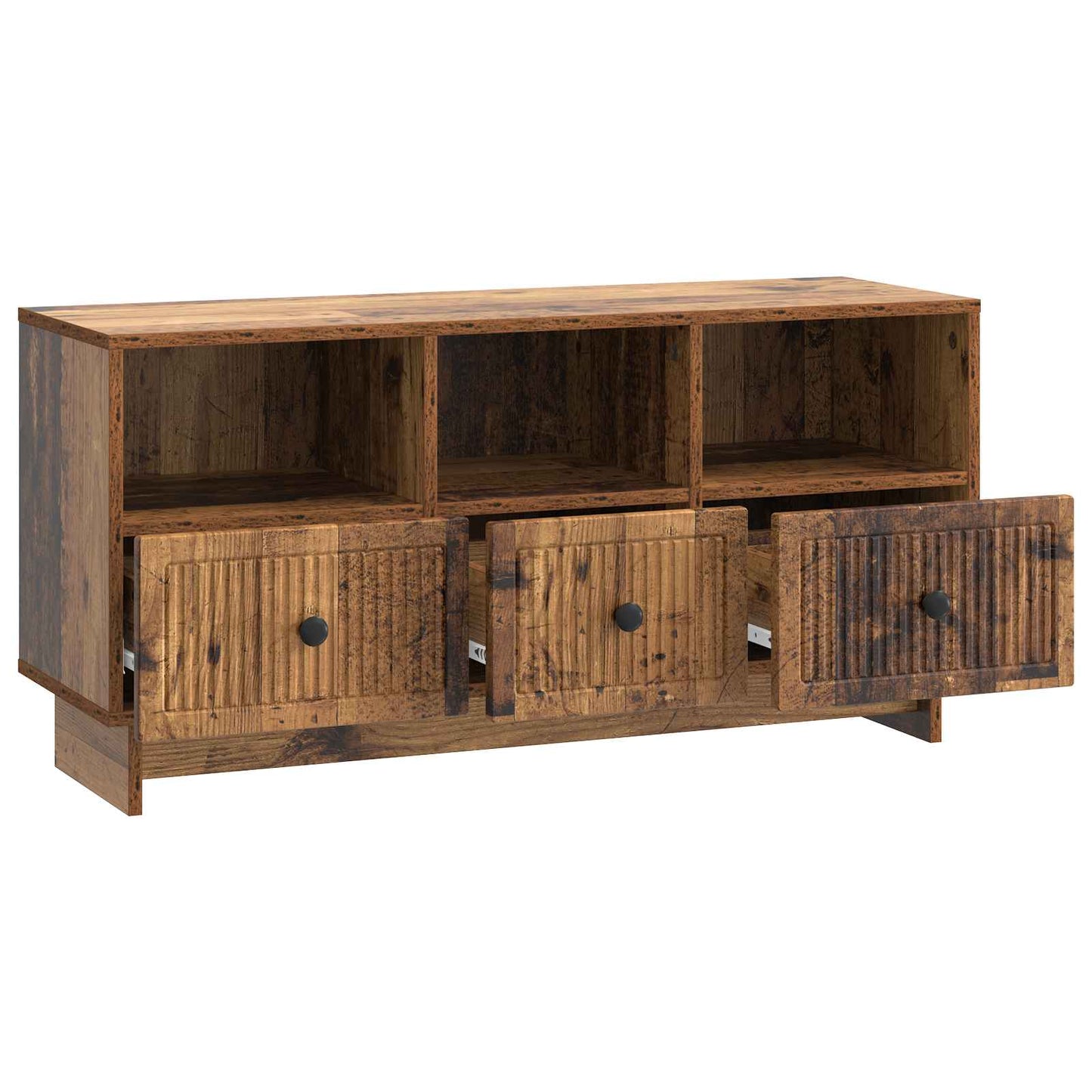 TV Cabinet Old Wood 102 x 34.5 x 50 cm Engineered Wood