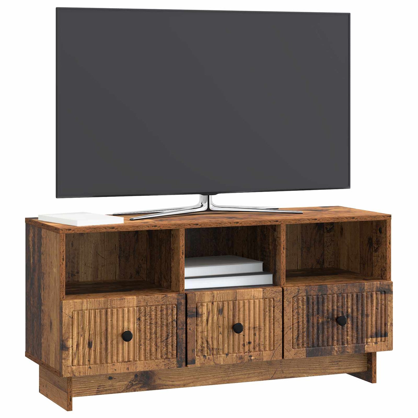 TV Cabinet Old Wood 102 x 34.5 x 50 cm Engineered Wood