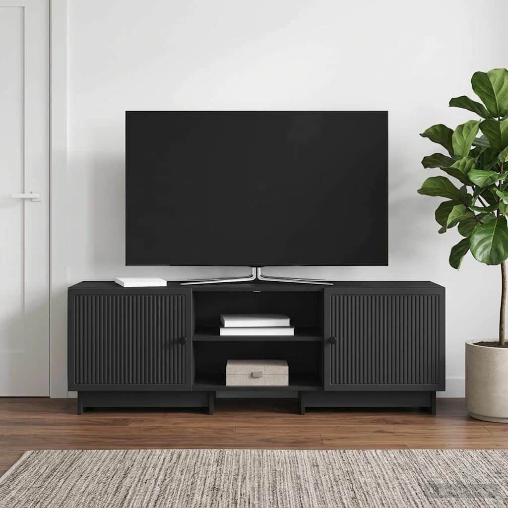 TV Cabinet Black 150 x 31 x 50 cm Engineered Wood