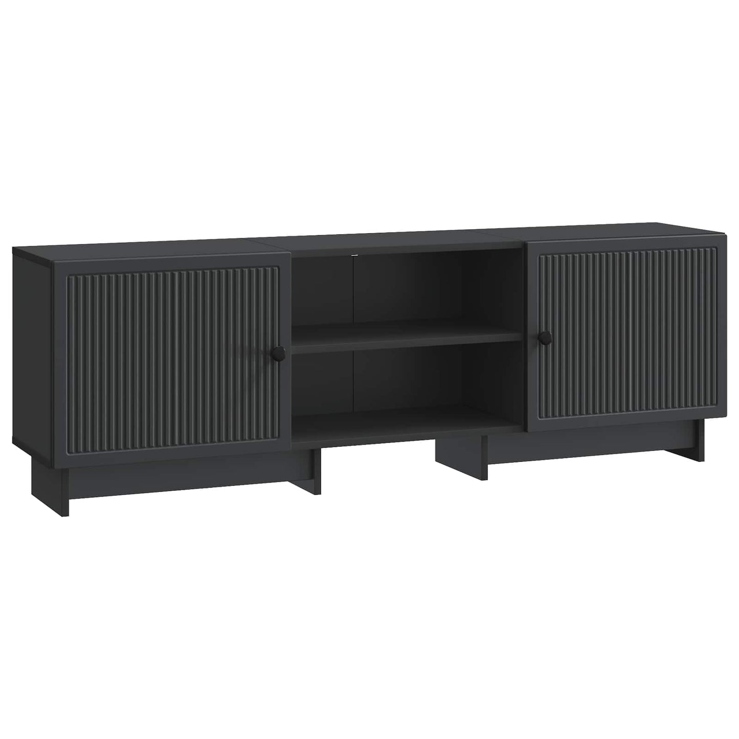 TV Cabinet Black 150 x 31 x 50 cm Engineered Wood