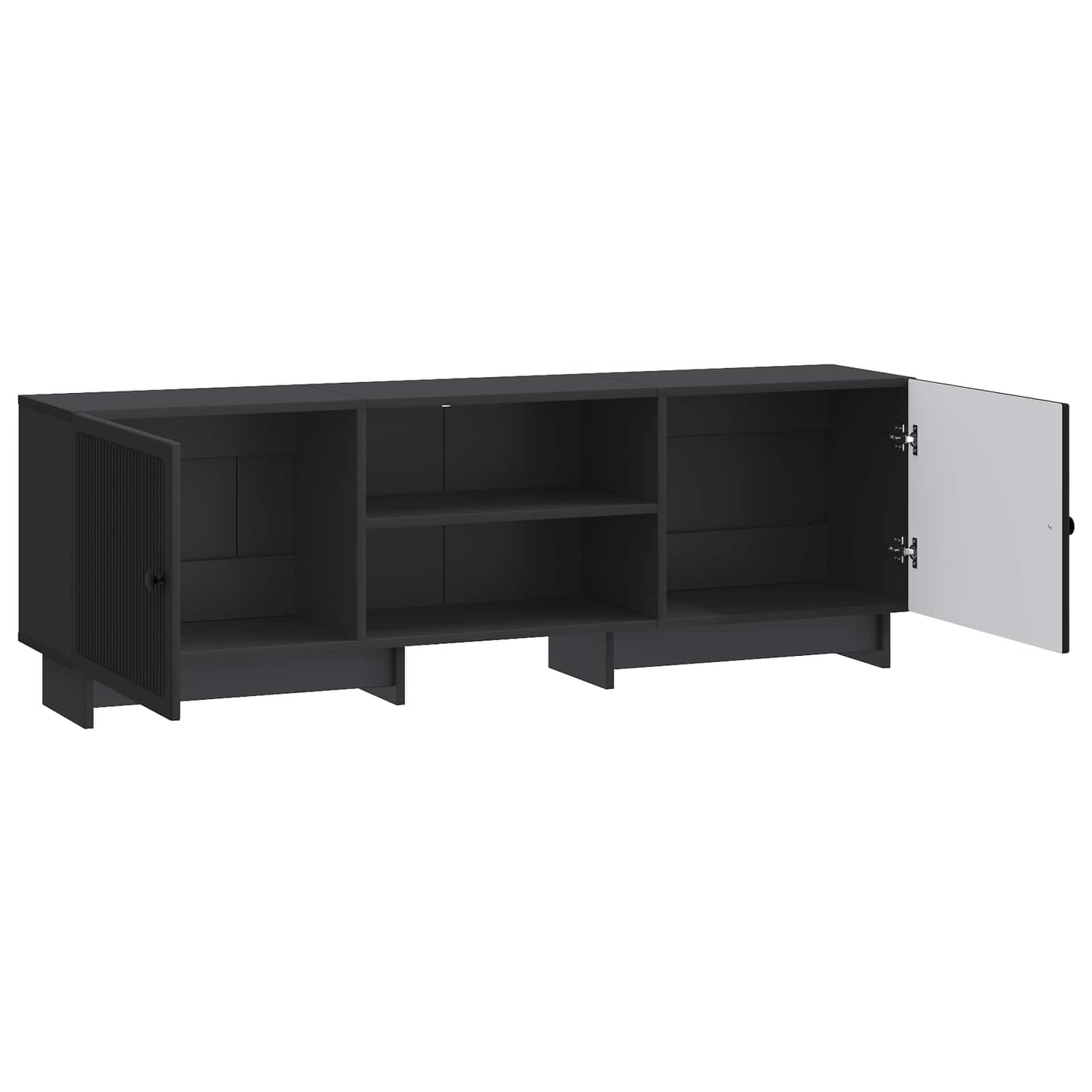 TV Cabinet Black 150 x 31 x 50 cm Engineered Wood
