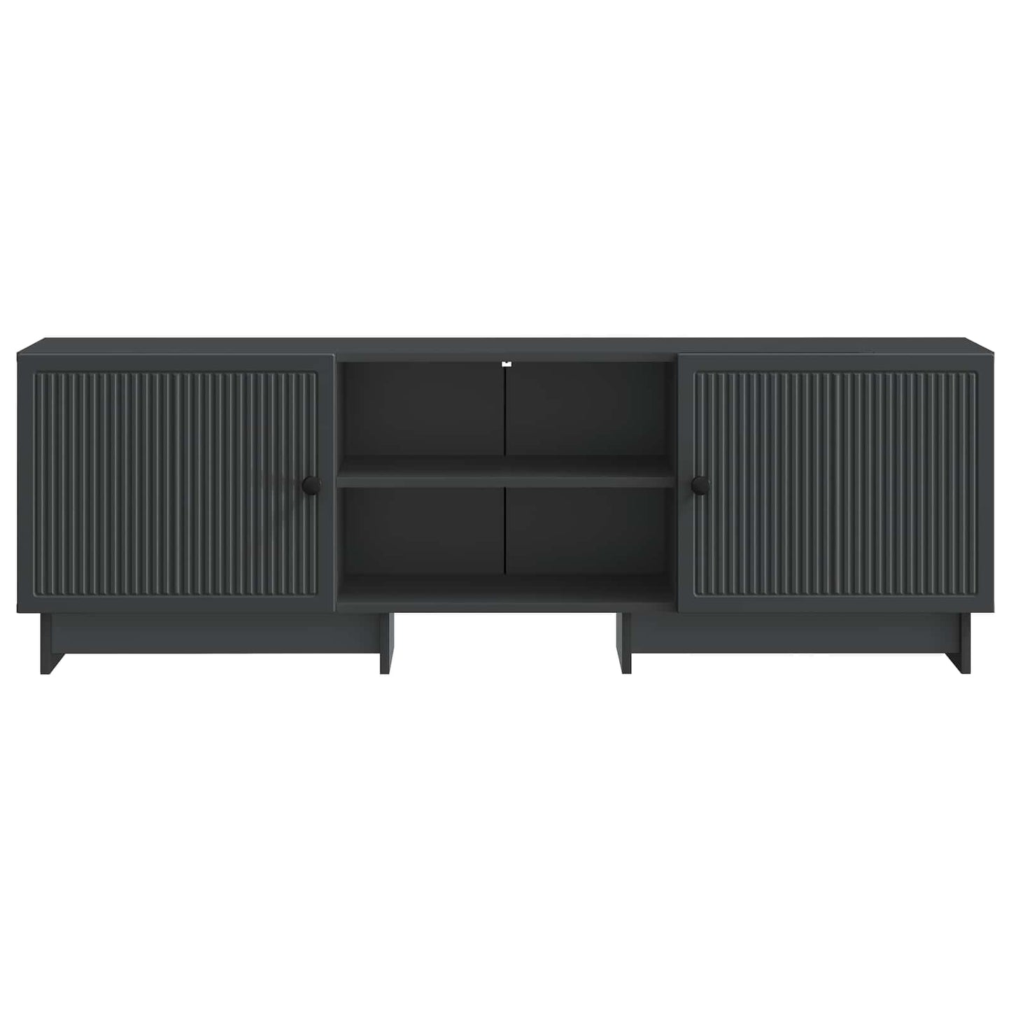 TV Cabinet 150 x 31 x 50 cm Black Engineered Wood