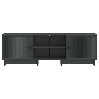 TV Cabinet 150 x 31 x 50 cm Black Engineered Wood