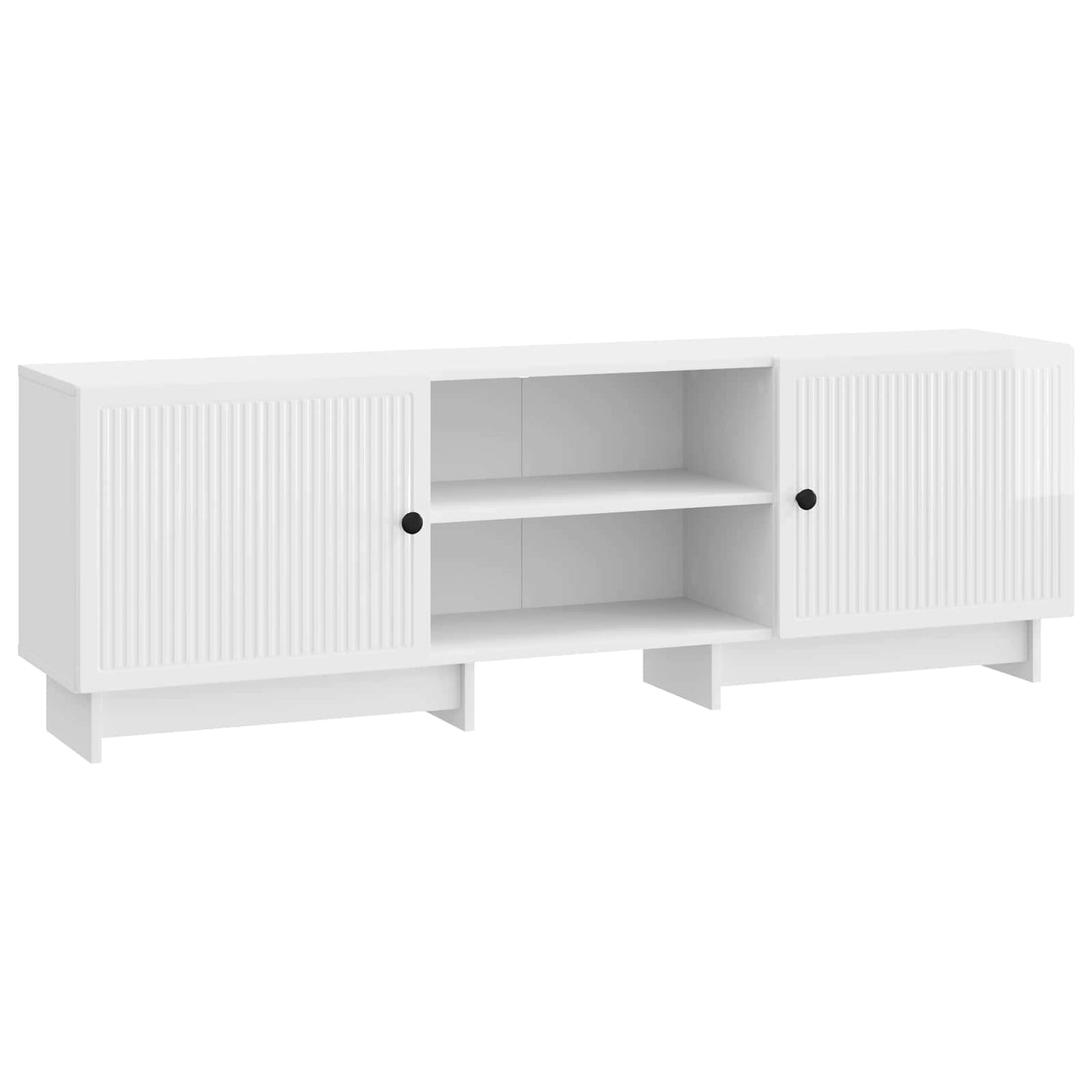 TV Cabinet High Gloss White 150 x 31 x 50 cm Engineered Wood