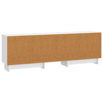 TV Cabinet 150 x 31 x 50 cm High Gloss White Engineered Wood