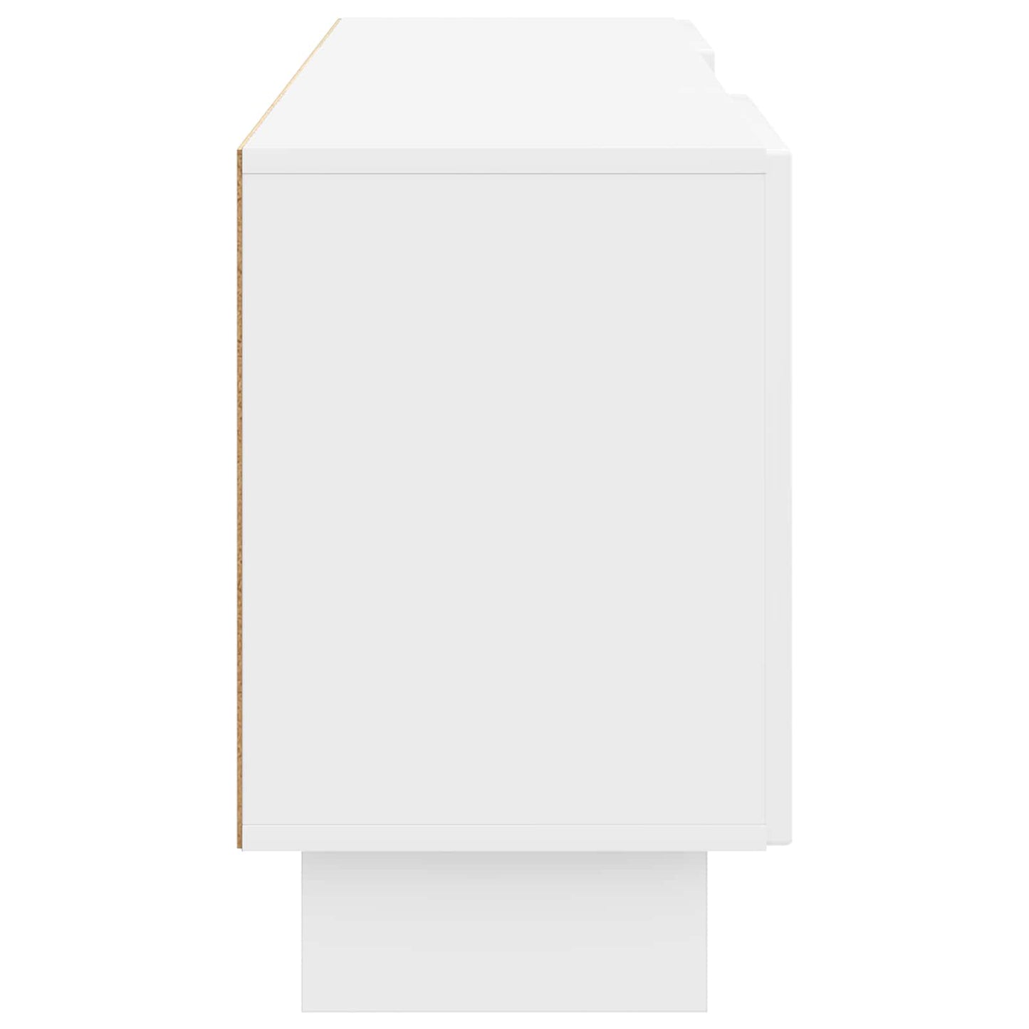 TV Cabinet High Gloss White 150 x 31 x 50 cm Engineered Wood