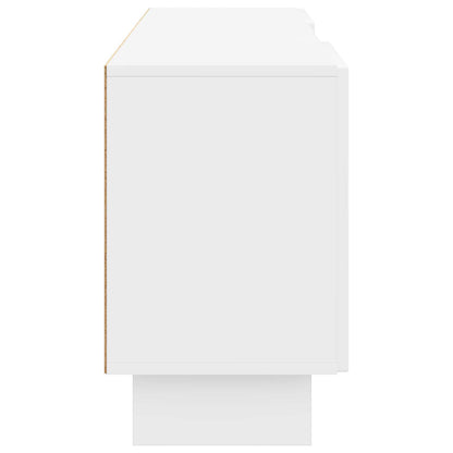 TV Cabinet 150 x 31 x 50 cm High Gloss White Engineered Wood