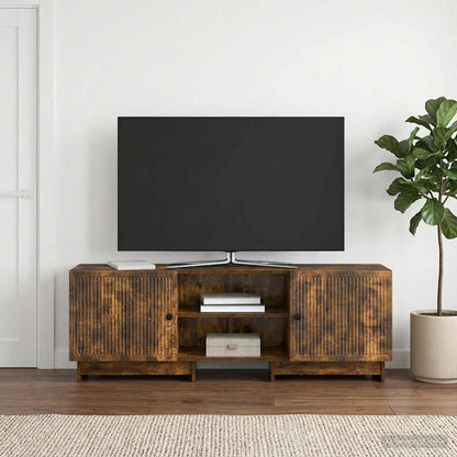 TV Cabinet Smoked Oak 150 x 31 x 50 cm Engineered Wood