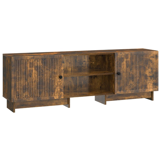 TV Cabinet Smoked Oak 150 x 31 x 50 cm Engineered Wood