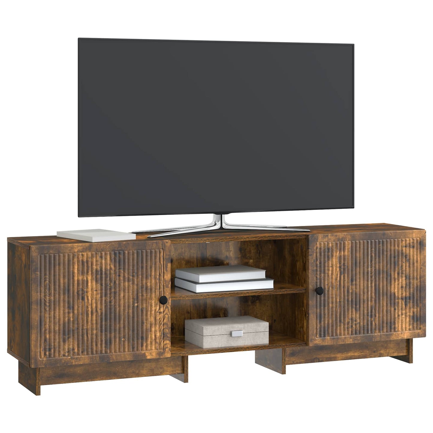 TV Cabinet Smoked Oak 150 x 31 x 50 cm Engineered Wood