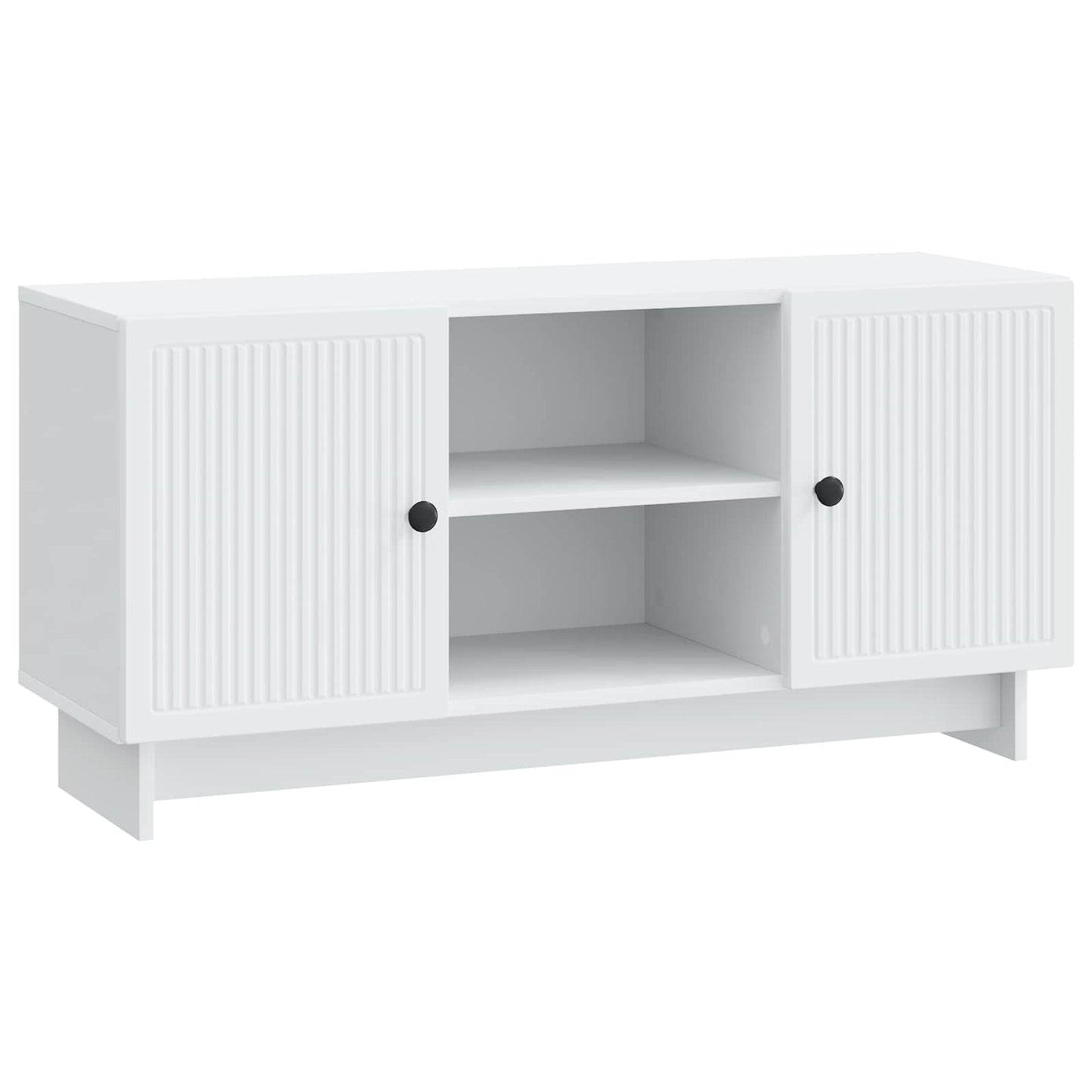 TV Cabinet 102 x 34.5 x 50 cm White Engineered Wood