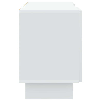 TV Cabinet 102 x 34.5 x 50 cm White Engineered Wood