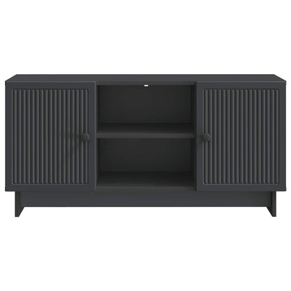 TV Cabinet 102 x 34.5 x 50 cm Black Engineered Wood