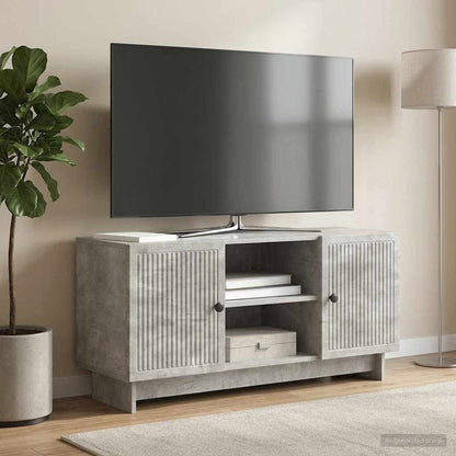 TV Cabinet 102 x 34.5 x 50 cm Concrete Grey Engineered Wood