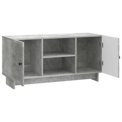 TV Cabinet 102 x 34.5 x 50 cm Concrete Grey Engineered Wood