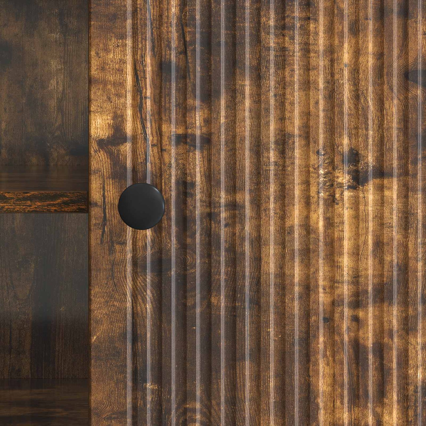 TV Cabinet 102 x 34.5 x 50 cm Smoked Oak Engineered Wood