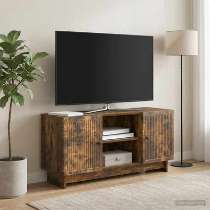 TV Cabinet 102 x 34.5 x 50 cm Smoked Oak Engineered Wood