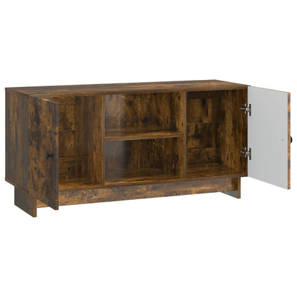 TV Cabinet 102 x 34.5 x 50 cm Smoked Oak Engineered Wood