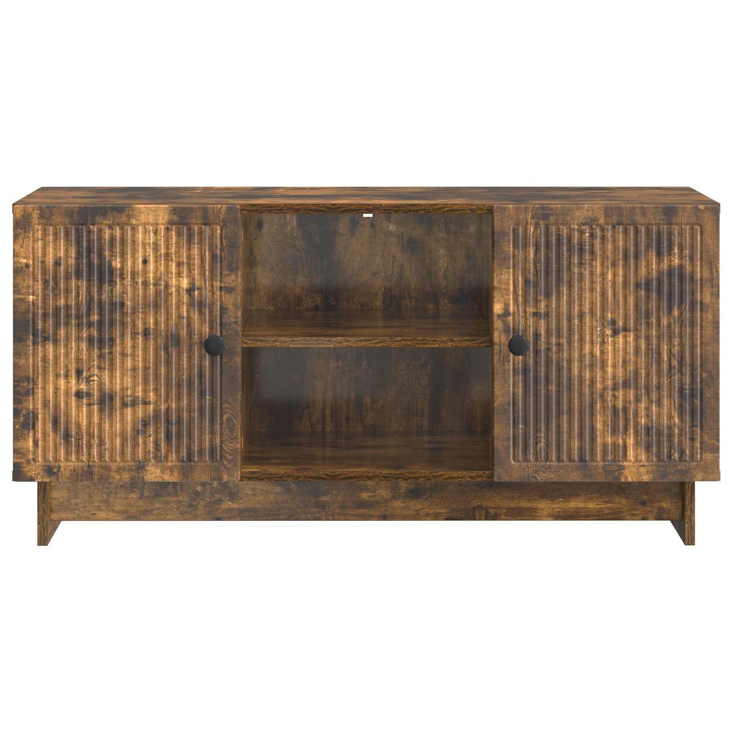 TV Cabinet 102 x 34.5 x 50 cm Smoked Oak Engineered Wood