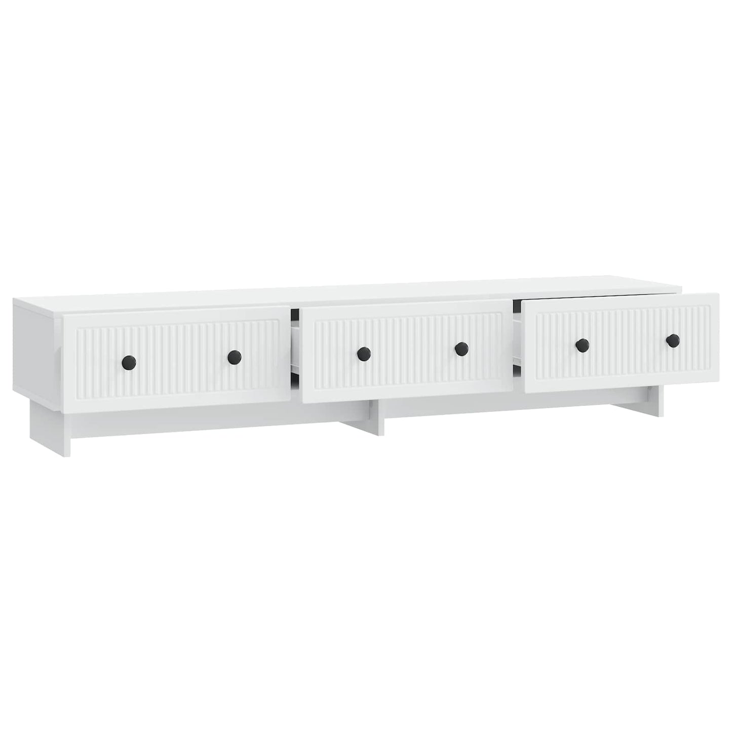 TV Cabinet with Drawer White 147 x 34.5 x 30 cm Engineered Wood